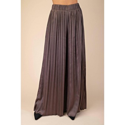 Women's Reese Pleats Pants W/ Elastic Waist - Nyland