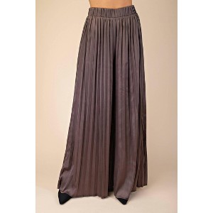 Women's Reese Pleats Pants W/ Elastic Waist - Nyland - 1 of 4