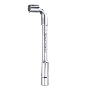 Unique Bargains High Carbon Steel Repairing L-Shaped Angled Double Box End Metric Hex Socket Wrench - 1 of 4