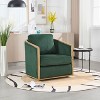 NicBex Swivel Accent Chair Modern 360 Degree Barrel Chair Club Chair Leisure Arm Chair Sofa Chair for Living Room, Bedroom, Office - 2 of 4