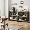 Whizmax Coffee Bar Cabinet, Farmhouse Sideboard Buffet Cabinet with Storage for Kitchen, Dining Room, Living Room - 4 of 4