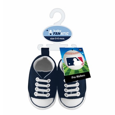 BabyFanatic Prewalkers - MLB Milwaukee Brewers - Officially Licensed Baby Shoes