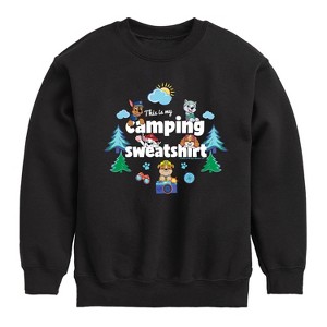 Boys' - Paw Patrol - This Is My Camping Sweatshirt Graphic Long Sleeve Fleece Sweatshirt - 1 of 4