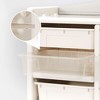 Toy Storage Organizer with Storage Bins, Multilayer Storage Organizer Children Floor Shelf Building Blocks Toy Picture Book Clutter Storage Cabinet - 3 of 4