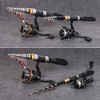 COZONY Telescopic Fishing Rod 1-3, Super Short Mini Glass Rod for Bass Bait Casting - 2 of 4