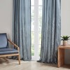 Kumasinova Branch Embroidered Faux Silk Curtain Panel,Blackout Curtains with Lined,Rod Pocket/Back Tab Top,Window Curtain for Living Room - 2 of 4