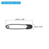 Unique Bargains Metal DIY Blankets Crafts Brooch Making Home Sewing Nickle Plated Safety Pins 200 Pcs - 2 of 4