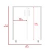 Vynxaria Black Wengue Rectangle Storage Cabinet Base - 4 of 4