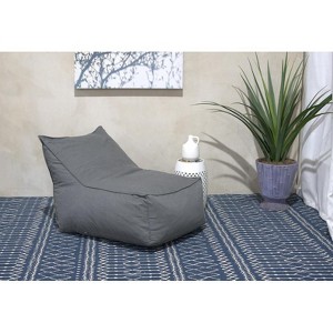 NicBex Water-Resistant Fabric Bean Bag Chair,High Density Shredded Foam Filled Lazy Chair with Removable Cover&Safety Zippers for Outdoor Use - 1 of 4