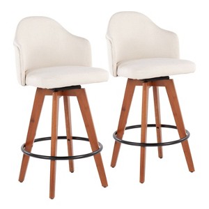 Set of 2 Ahoy Height Barstools - LumiSource - 1 of 4