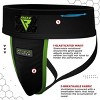 RDX Sports H1 Groin Guard Premium Quality Support With Gel Cup For Sparring, Martial Arts, Kickboxing, Taekwondo, Karate - Black - S - 2 of 2