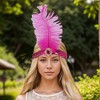 Unique Bargains Women's Feather Faux Diamond Sequins Headband 1 Pc - 2 of 4