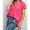 Women's The Peach Blossom Top - PLUS - Easel - 3 of 4