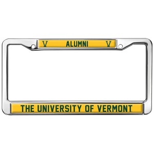 University of Vermont Alumni Logo Full Size Standard License Plate Metal Frame - 1 of 4