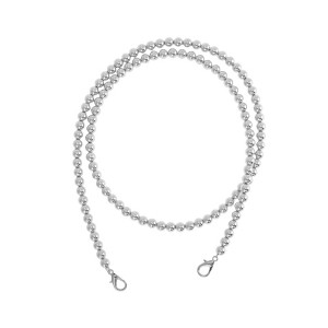 Unique Bargains Faux Pearl Handbag Strap Silver Tone 1 Pc - 1 of 4