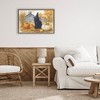 Stupell Industries Witch Cat Autumnal Farm Floating Frame Canvas Art, Brown, 25" x 17" - 3 of 4