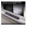 LG SQC1 Bluetooth 2.1 Ch 160W Soundbar with Wireless Subwoofer, Remote and Optical Connection - Black, Refurbished - 2 of 4