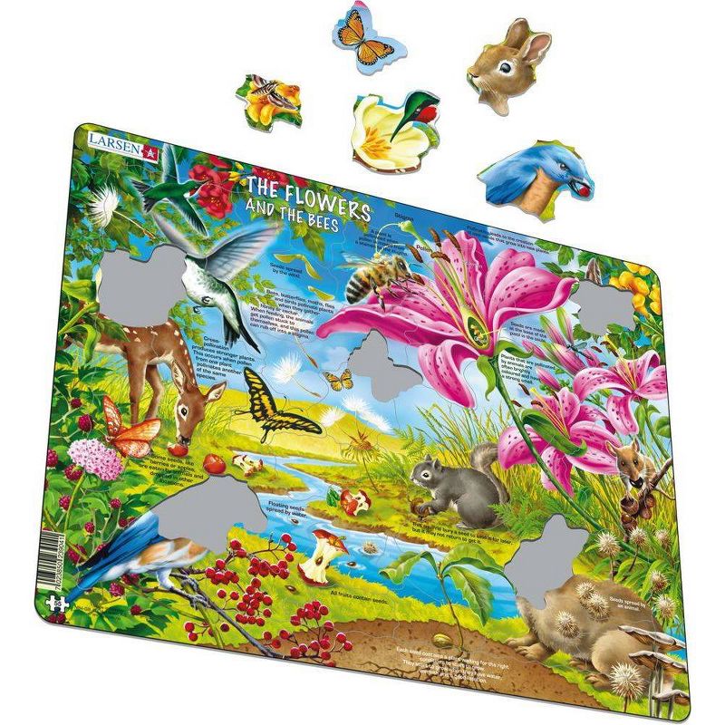 Springbok Larsen Flowers And Bees Children's Jigsaw Puzzle 55pc, 3 of 5