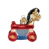 Old World Christmas Blown Glass Ornament for Christmas Tree, Rolling Horse Toy - 2 of 4