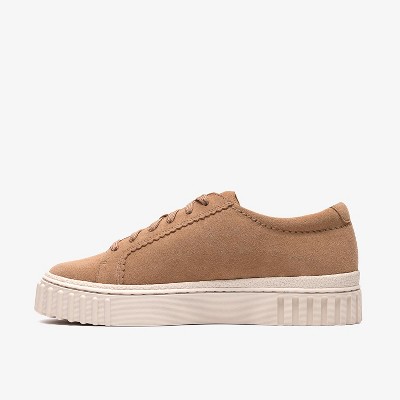 Обувь Clarks Womens Mayhill Walk Beige Suede Shoes 7.5 Wide — фото 2
