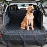 SUV Pet Cargo Liner Trunk Cover Waterproof Non-Slip Washable Material, Extra Long Size Universal Fit with Bumper Flap 80 x 52