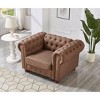 NicBex 44 Inch Modern Faux Leather Single Sofa for Living Room,Small Space,Office,Apartment - 2 of 4