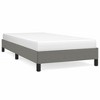 vidaXL Bed Frame Dark Gray 39.4 in.x74.8 in. Twin Fabric - 2 of 4