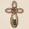 Collections Etc "God Bless our Family" Black Bear Religious Cabin Wall Cross - 2 of 2
