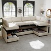 Gulches Modular Sectional Sofa Convertible Sofa Seat With Storage - 4 of 4
