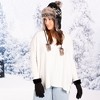 Hadley Wren Winter Waffle Gloves - Black - 4 of 4