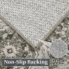 Runner Retro Vintage Irregular Pattern Thin Washable Non Skid for Entryway Bedroom Kitchen Office & Dining Table - 3 of 4