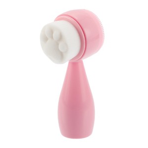 Unique Bargains Soft Silicone Synthetic Fiber Wool Cleansing Brush Cat's Paw 4.45"x1.69" 1 Pc - 1 of 4