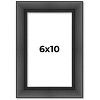 PosterPalooza | Photo Size Refined Black Picture Frame - UV Acrylic, Foam Board Backing, Hanging Hardware - 2 of 4