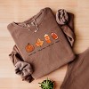 Simply Sage Market Fall Favorites Lightweight Garment Dyed Sweatshirt - L - Espresso - 3 of 4