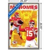 Trends International NFL Kansas City Chiefs - Patrick Mahomes II 20 Framed Wall Poster Prints - 3 of 4