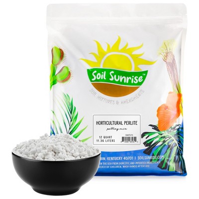 Soil Sunrise Horticultural Perlite Soil Additive; for Enhanced Potting Mix