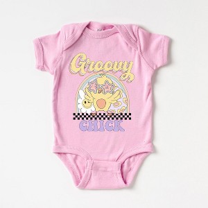 The Juniper Shop Groovy Easter Chick Baby Bodysuit - 1 of 2