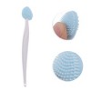Unique Bargains Soft Plastic Silicone Cleansing Brush Heart-shaped Nose 5.31"x0.87" 1 Pc - 3 of 4
