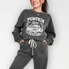 Simply Sage Market Pumpkin Spice Season Truck Distressed Lightweight Garment Dyed Sweatshirt - 2 of 4