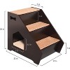 Arf Pets Dog Stairs, Wood Pet Steps for Dogs with Built-In House - 3 of 4