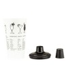 Collins Black 20oz Cocktail Shaker with Recipes on Side, Shaker Cocktail with Cap and Built In Strainer, Drink Shaker with Recipes, Set of 1 - 3 of 4