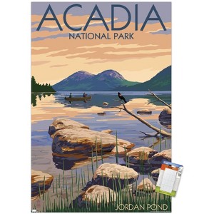 Trends International Lantern Press - Acadia National Park, Maine, Jordan Pond Unframed Wall Poster Prints - 1 of 4