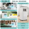 10000 BTU Portable Air Conditioner, White AC with Remote Control up to 450 Sq. Ft - 3 of 4