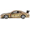 Nissan Silvia (S15) RHD #1 "Top Secret" Gold Metallic with Black Hood "D1 Grand Prix" 1/64 Diecast Model Car by Mini GT - 2 of 4