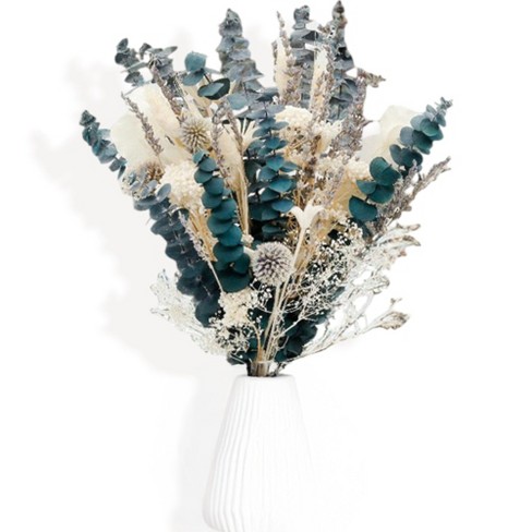 Alilang Dried Flowers Eucalyptus and Dried Floral Arrangement, 17.8 Inches - Green - image 1 of 4