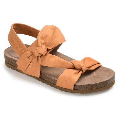 Journee Collection Womens Xanndra Multi Strap Flat Sandals