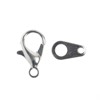 John Bead Must Have Findings Metal Silver 12mm Lobster Clasps for Jewelry Making Findings, 10 Pieces - 3 of 4