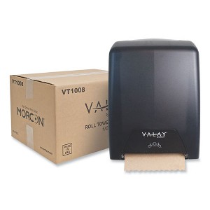 Morcon Tissue Valay Proprietary Roll Towel Dispenser, 11.75 x 8.5 x 14, Black - 1 of 4