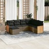 vidaXL Garden Sofa Set Grey - 2 of 4
