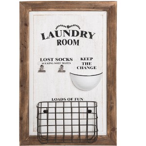 Transpac Wood 23.7 in. Off-White Everyday Laundry Room Humor Wall Decor - 1 of 2